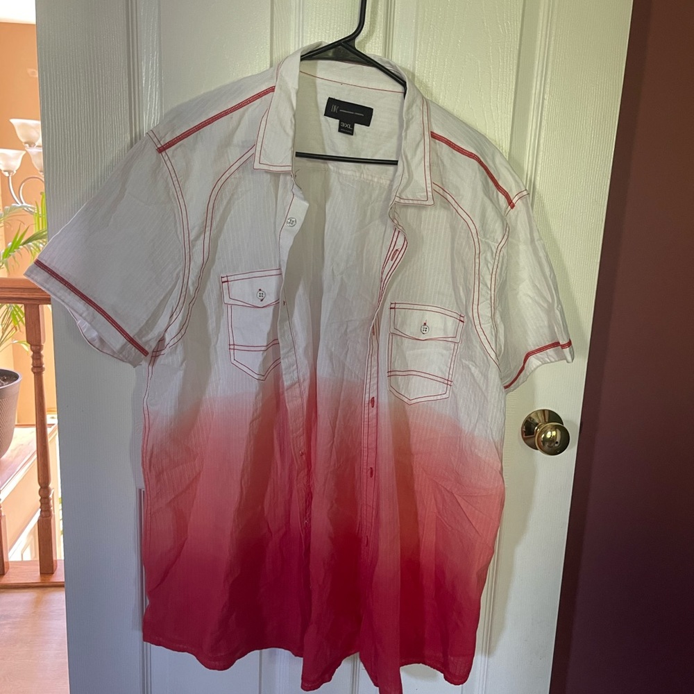 INC Macy’s button up shirt ombré